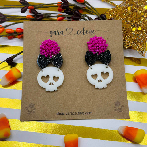 Bows & Skulls Earrings