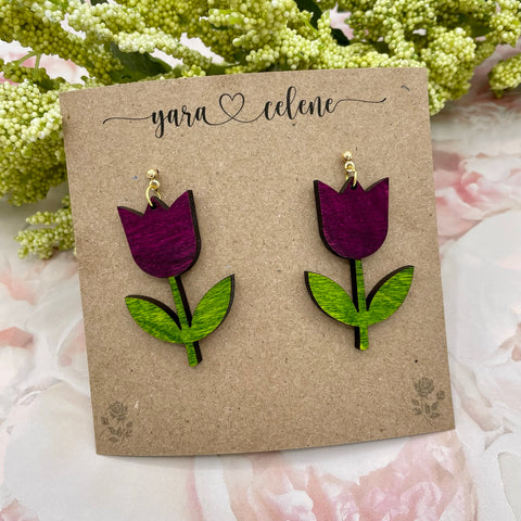 Tulip Stud Earrings