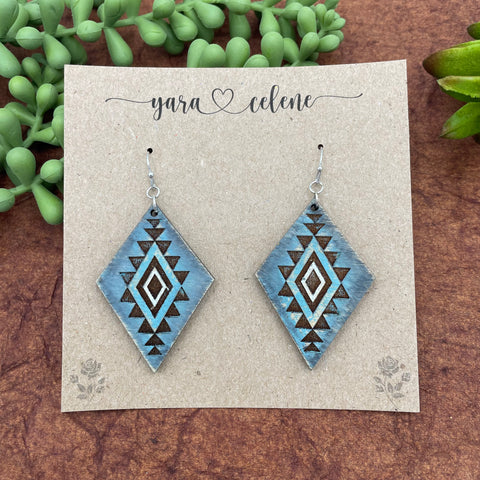 Aztec Diamond Earrings