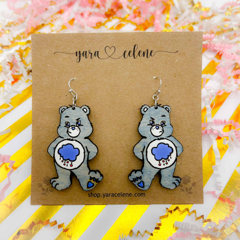 Care Bear Wooden Earrings