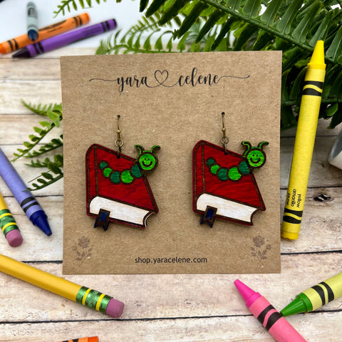 Bookworm Earrings