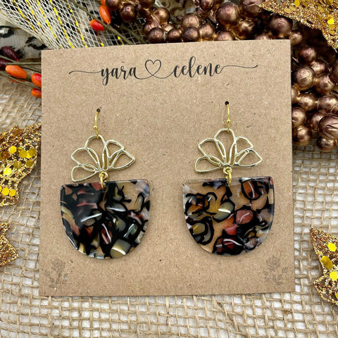 Resin Dangle Earrings